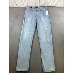 7‎ For All Mankind Girls Slimmy Skinny Jeans Light Wash Size 16 New With Tags